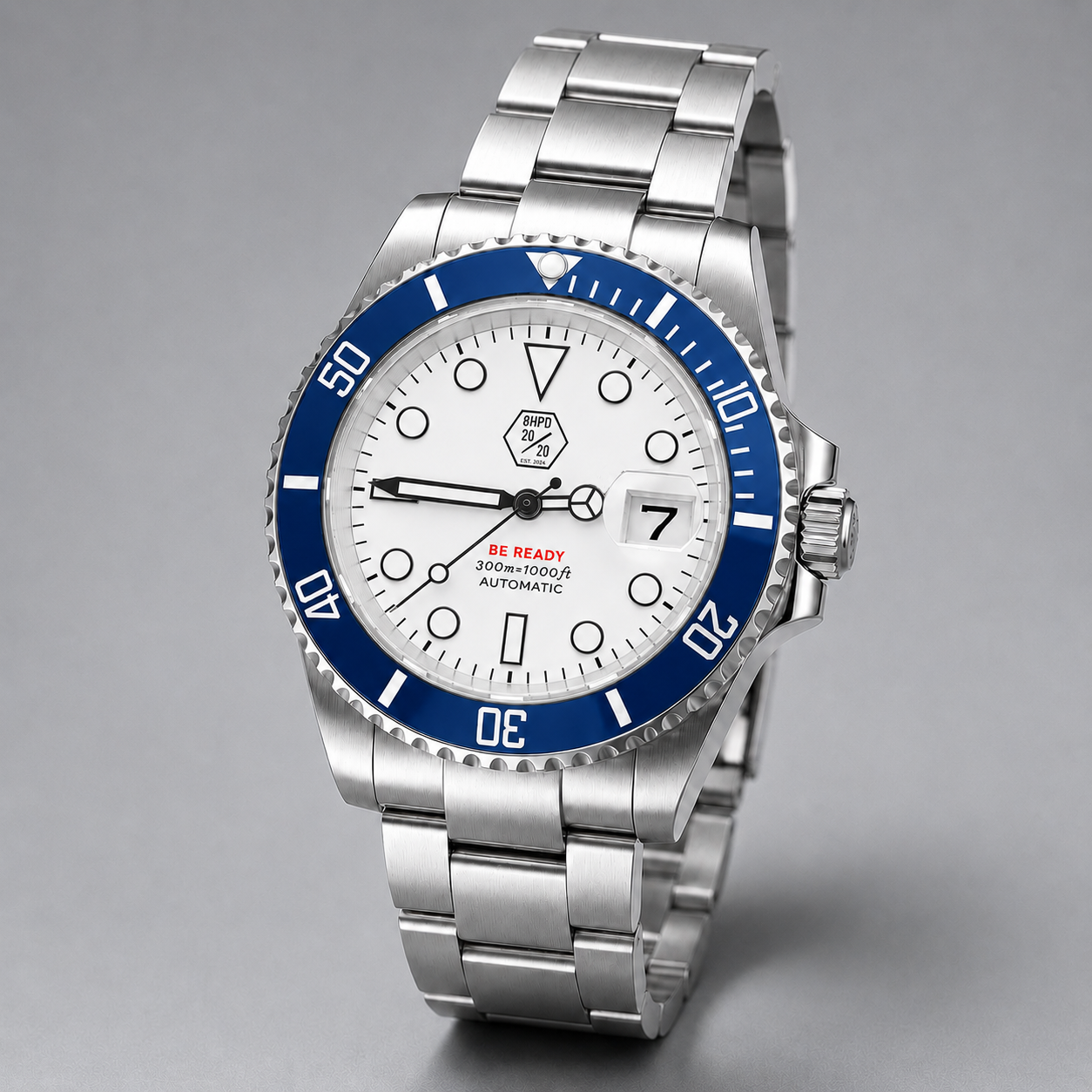 40mm BHPD Custom Submariner Style Watch Mod