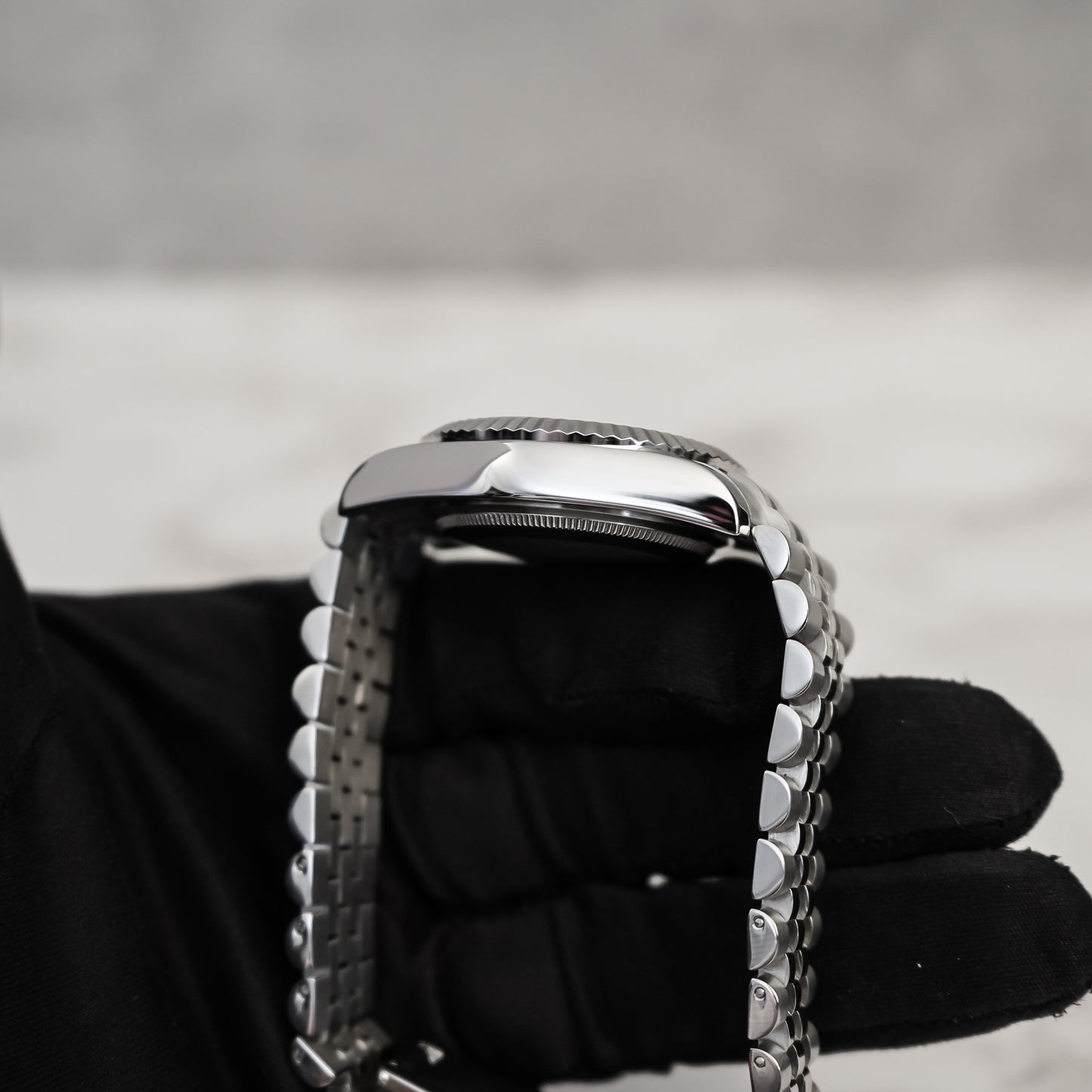 36mm Gray Datejust Style Mod Watch w/ SPB143 Dial & Seiko NH35 Movement