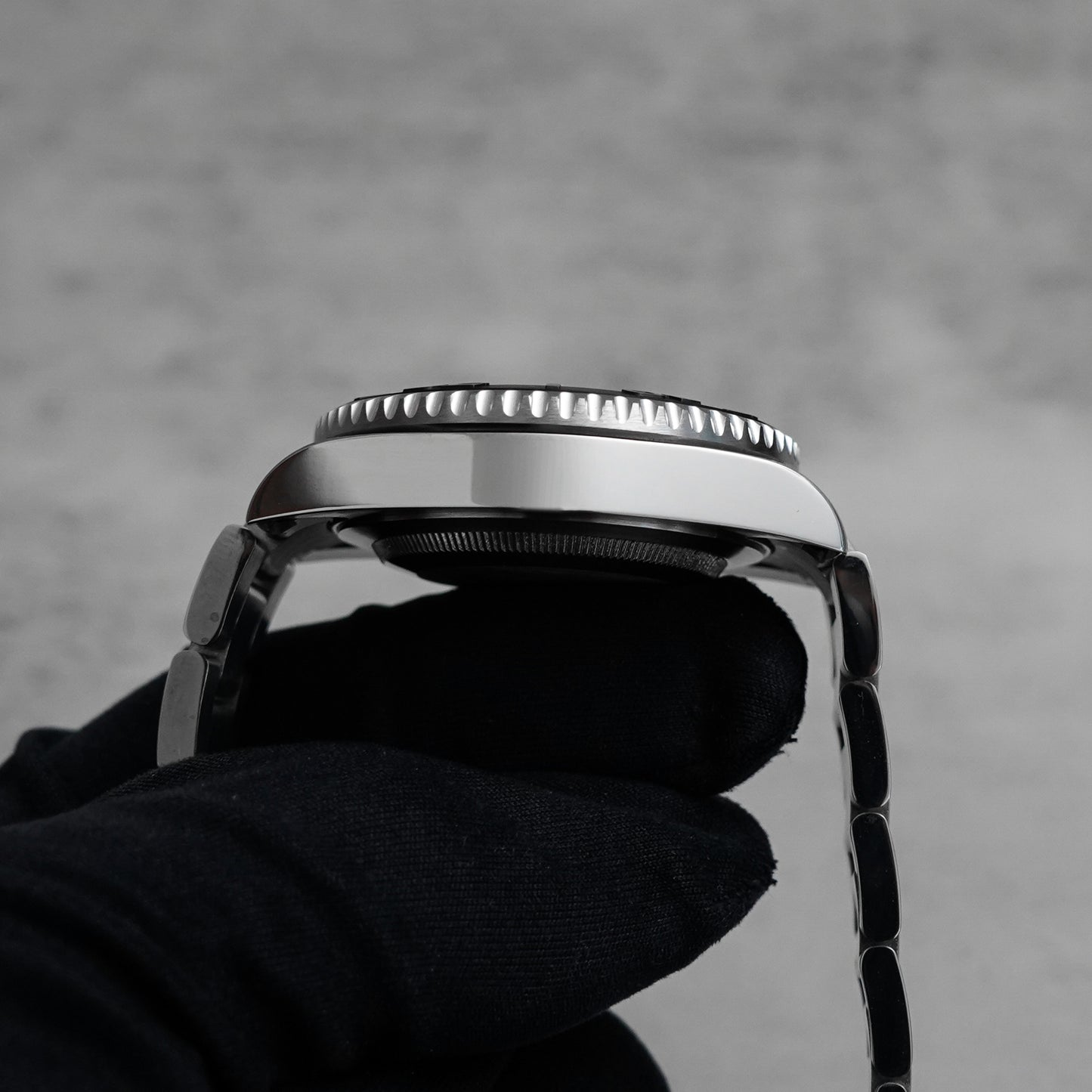 40mm Yacht Sub Style Diver Mod w/ Matte Black Dial Custom Seiko NH35 Movement Mod Watch SKX