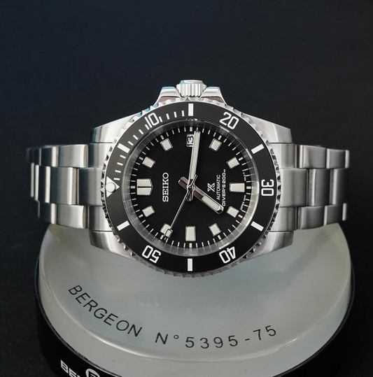 For Grayson - Custom Matte Black 40mm Watch w/ SPB185 Dial