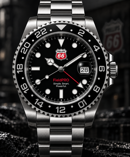 For Jay - 40mm Custom Dial GMT Watch Mod