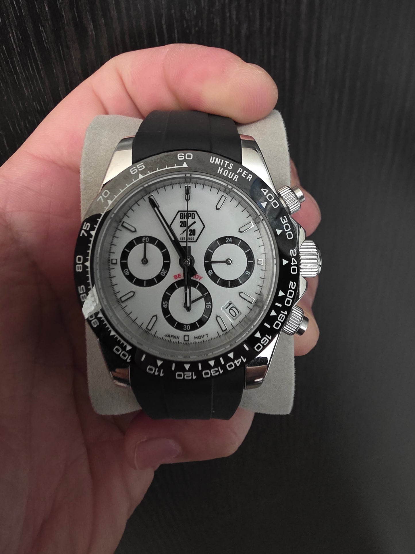 40mm BHPD Custom Daytona Style Watch Mod