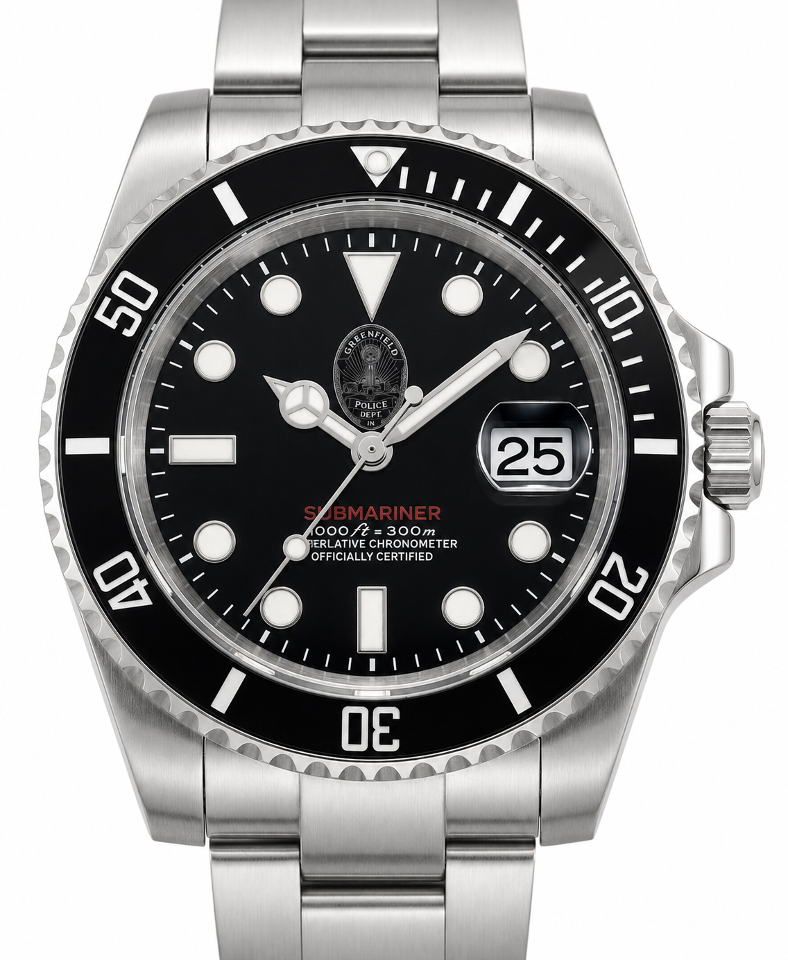 For Andrew - x8 40mm Custom Dial Watch w/ Case Back Engraving