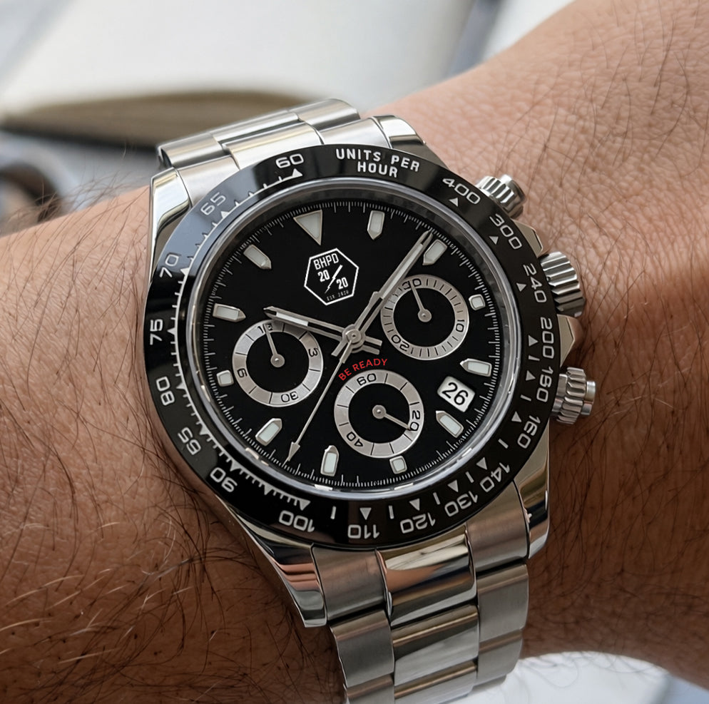 40mm BHPD Custom Daytona Style Watch Mod
