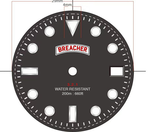 For Eddie - 40mm Explorer Custom Dial Watch Mod