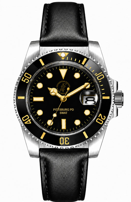 For Jeremy - 40mm Custom Dial Sub w/ Leather Strap