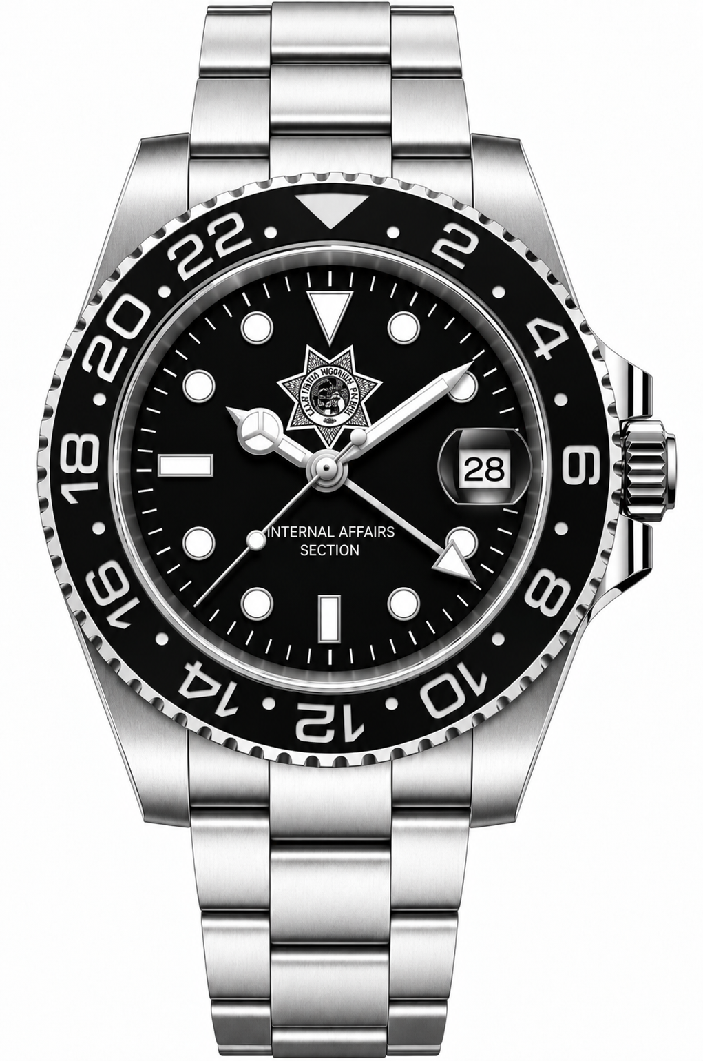 40mm Sub GMT CHP Internal Affairs Custom Watch Mod