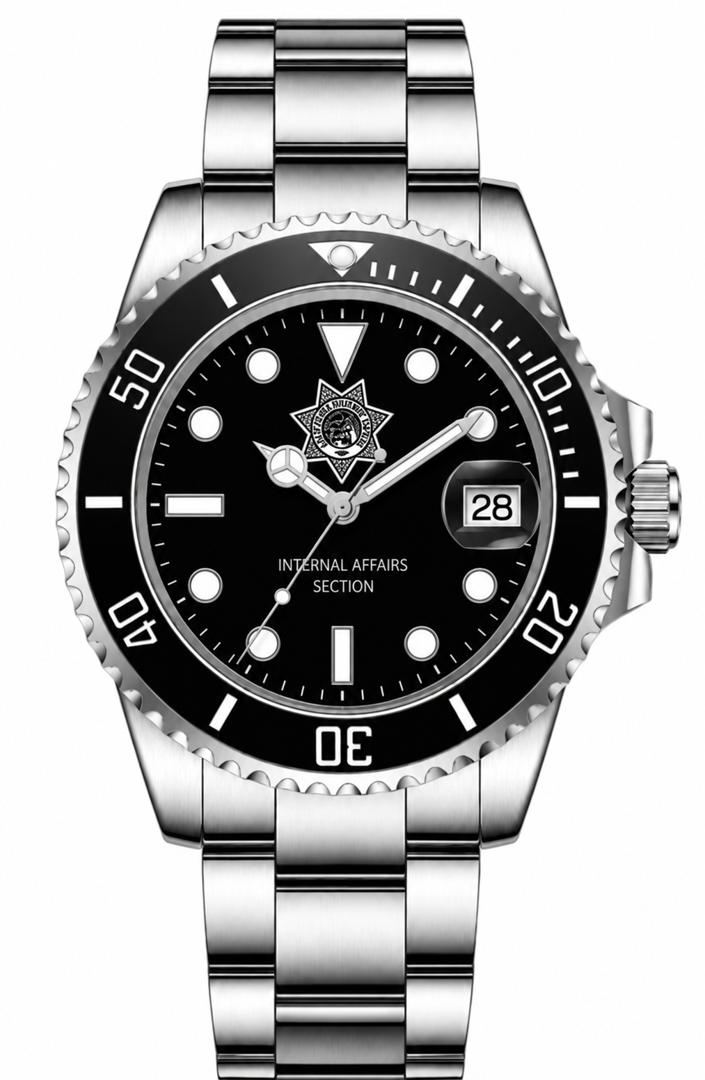 40mm Sub CHP Internal Affairs Custom Watch Mod
